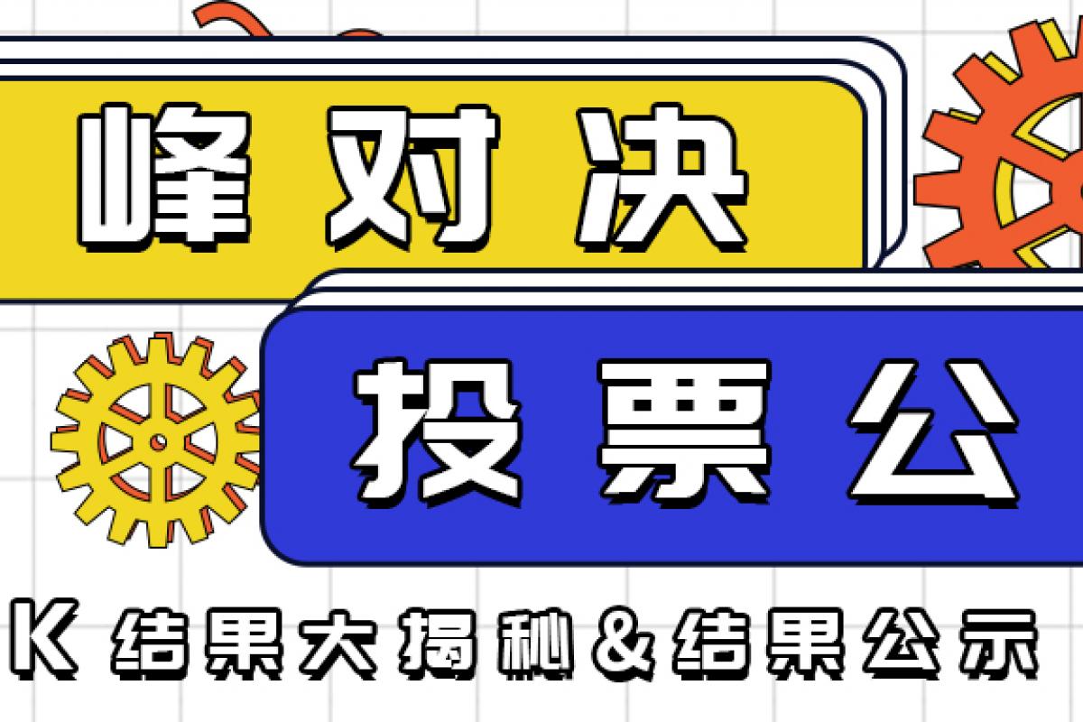 【巔峰對決】投票結果公示 ,12位獲獎小伙伴中獎啦！