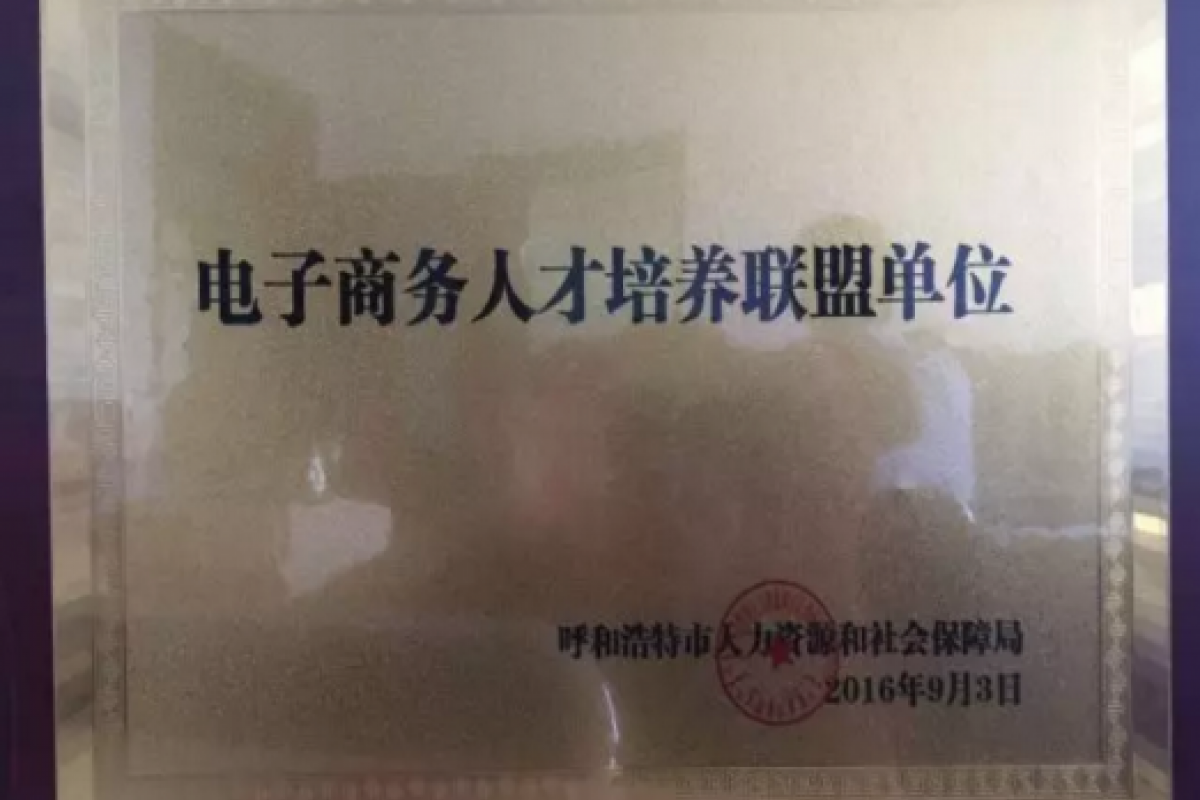 開企科技被授予“電子商務(wù)人才培養(yǎng)聯(lián)盟單位”殊榮！