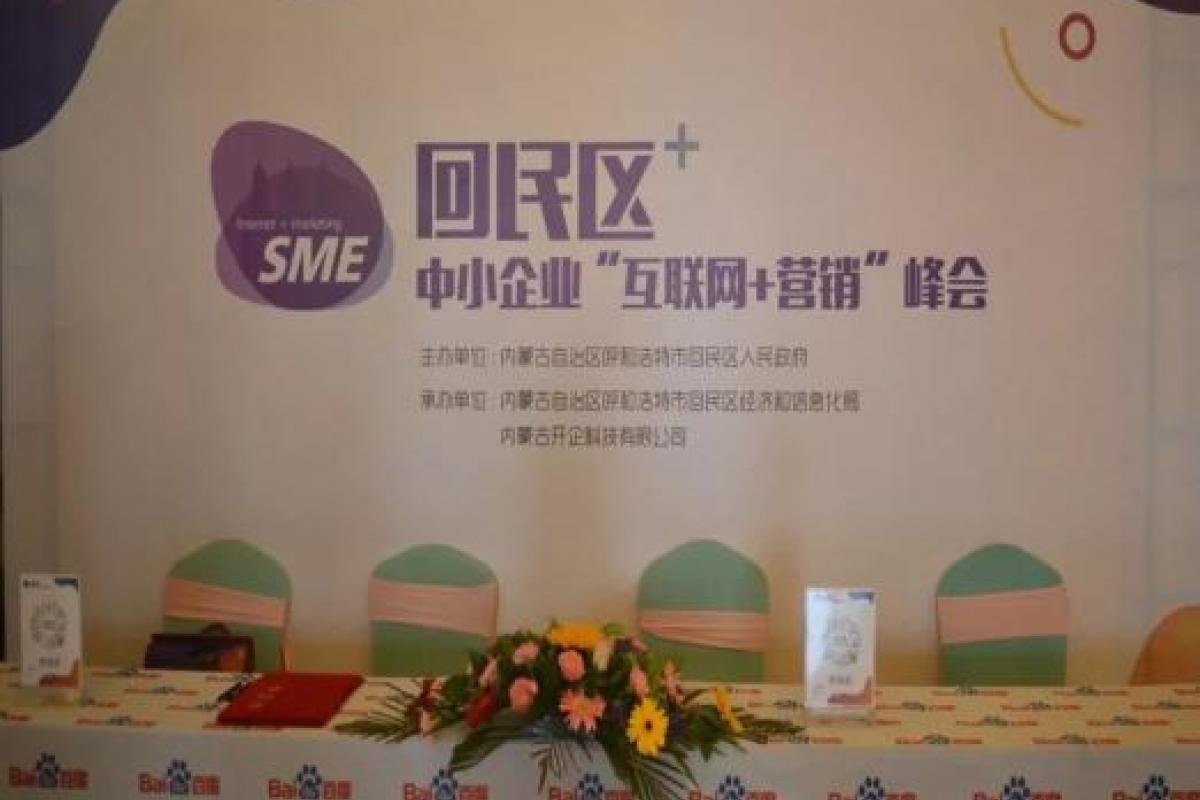 回民區(qū)中小企業(yè)“互聯(lián)網(wǎng)+營銷”峰會